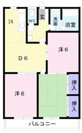 パークハイツの物件間取画像